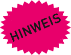 Hinweis