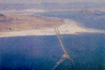 Der groe Salzsee in Utah, USA